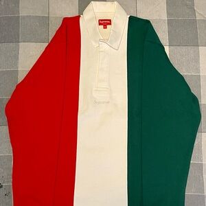 2016 Supreme Split Rugby Polo (red & green / Italy)